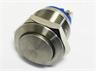 Ø19mm Vandal Proof Stainless Steel IP65 Push Button Switch with 1N/O Momentary Operation and 2A-36VDC Rating [AVP19RWM1S]
