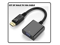 XFF Display Port Male To VGA Cable Adaptor, Plug & Play [XFF DP MALE TO VGA CABLE]