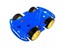 Magician 4WD 2 Tier Robot Car Chassis Kit with Speed Encoder [BMT 4WD 2 TIER CHASSIS KIT BLUE]