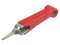 4mm Insulated Fine Croc Clip • Red [AGF2 RED]