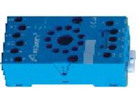 Relay Socket • Din Rail Square Edge • 11 Pin Panel [9021-E (BLUE)]