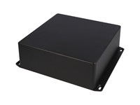 Diecast Aluminium Black Enclosure 217 X 188 X 67 MM (With Lid) Flanged Lid IP54 [1590FFLBK]