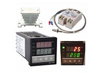 REXC100 Temperature Controller + SSR-40DA Solid State Relay + Type K Thermocouple 1M Probe + Heat Sink. Input Voltage：100-240V. Universal Input. Output：SSR (3-32V). Alarm Mode：high Temperature Alarm (Adjustable) [BDD REX-C100 TEMP CONT+SSR+HS+TC]