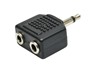 Adaptor 3.5MM Mono Plug to 2 X 3.5MM Mono Socket [ADPT3,5MPL2X3,5MS]
