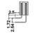 80 way 2.54mm PCB Right Angled Pins DIL Female Socket Header [727800]