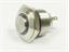 Ø16mm Vandal Proof Stainless Steel IP65 Push Button and Blue 12V LED Ring Illuminated Switch with 1N/O Momentary Operation and 2A-36VDC Rating [AVP16R-M1SCB12]
