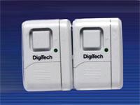2 Wireless Magnetic Door or Door Alarm with 120dB Alarm Sound [DSWMC2]