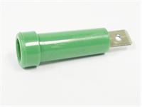 4mm Press Fit Sleeve with Snap-In Contact in Green [BEI30 GREEN]