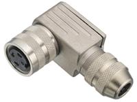 12 Pole 90° IP67 Circular Female Cable Connector with 8mm Cable Entry [99-5630-75-12]