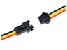 3 Pin Lockable JST Male Female Connector Pair on 15cm Cable. 2,54mm PCM (Pack of 5 sets) [CMU 3PIN LOCK JST M&F CAB-5/PKT]