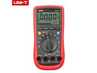 Digital Multimeter 1000VDC/750VAC, 10A AC/DC, Resistance, Capacitance, Frequency, Display Count 4000, Auto/Man Range, Bandwidth, Duty Cylce, Diode, Transistor, Buzzer, Low Battery Indication, Data Hold, Relative Mode, Max/Min, LCD Backlight, NVC Function, [UNI-T UT61A]