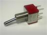 Miniature Toggle Switch • Form : DPDT-1-N-1 • 5A-120 VAC • PCB-ThruHole • Standard-Lever Actuator [8011PCB]