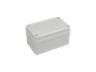 Plastic Waterproof ABS Enclosure, 230g, Rated IP65, Size :130x80x85 mm, 3mm Body Thickness, Impact Strength Rating IK07, Box Body and Cover Fixed with Plastic Screws, Silicone Foam Seal, Internal Lug for Circuit Board or DIN Rail Track. [XY-ENC WPP1-11-02 PS]