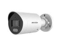 Hikvision ColorVu Mini Bullet Network Camera 4MP 2.8mm Lens, Upto 40m, Smart Hybrid Light, 1/1.8" CMOS, Max Res:2688×1520, 32 Kbps~8Mbps, CBR, VBR, H.265+, WDR130dB, 1xRJ45 10M/100M, Built-in Microphone, 12VDC± 25% 0.54A Max.6.5W, PoE: IEEE [HKV DS-2CD2047G2H-LIU/SL (2.8MM)]