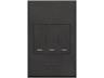 VETI 3 Three Lever One Way Switch 4x2 (100x50mm) Graphite [VETI 3V113GG]