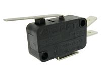 Miniature Micro Switch • Form : 1C-SPDT(CO) • 15A-250VAC • Quick-Connecting • Standard-Lever Actuator [V15FLC2]