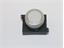Push Button Actuator Illuminated Latching • White Flush Lens • Metallic Silver 30mm Bezel [P301LWS]