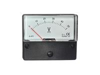 Panel Meter • measuring : DC Volts • Range : 50V • Shank 52mm • Size : 70x60mm [PM1 50VDC]