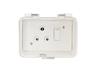 Crabtree Classic Industrial 16A Single Switched Socket with Splash Proof Surface Box 4X2 IP44 [CRBT 1471W]