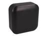 Enclosure FRABS Plastic 120x120x45mm Black IP54 Desktop/Wall Mount/IoT Indoor (Flame Retardant) [1556DBK]