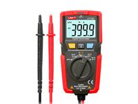 Pocket Size Digital Multimeter 600V AC/DC 400MA AC/DC , Resistance(W):40,MW , Capacitance(F):100μf , Frequency(HZ):10hz~60KHZ , Duty Cycle:20%~80% , NCV , Diode/continuity Test , Low Batt Indication , Data Hold/auto Pwr Off , Cat III 600V , 180G [UNI-T UT125C]