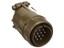 Circular Connector MIL-DTL-5015 Style Screw Lok Cable End Environmental IP65 Plug With Cable Clamp 14 Pol #16 Cont. Male Solder. 13A 500VAC/700VDC [MS3106F-20-27P]