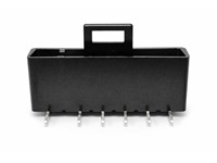 SHRD. 5,08MM POL. HDR SIL R/A PCB 6W [CFM6ASE]