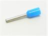 Boot Lace Ferrule • 1.5mm Stud • for Wire Range : 0.75mm² • Blue [LZW1500]