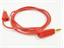 4mm Test Lead • Stackable Plug Gold plated • 19A 50V • 1 meter Length • Red [KLG4-100 RED]