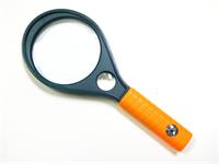Handheld Magnifying Glass with 3x, 6x Optical Grade Lenses and Compass [CXD407005]
