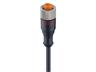 Cordset M12 A COD Female Right Angle . 8 Pole Single End - 5M Pure Cable [RKWT 8-282/5M]