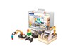 This ACEBOTT QE031 Stem Smart Factory is an Educational Kit with an ESP32 Controller, Designed To Build Real-World Smart Factory Projects Like Robotic Arm, Sorting & Warehouse Automation [ACEBOTT SMART FACTORY KIT QE031]