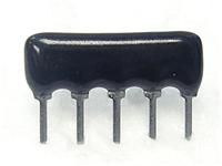 Resistor Network • 1/8W • 4.7kΩ • ±2% • SIL • 5-Pin • 4-Resistors • Bussed Circuit [5P4R 4K7]