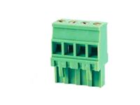 5mm Screw Clamp Pluggable Terminal Block • 4 way • 12A – 250V • Green [MRT3P5-4V01E]