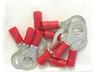 Ring Terminals Pre Packed Lugs • 10 per Pack • for Wire Range : 0.34 to 1.57 mm² • Red [OYSTPAC 1]
