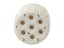 Circular Connector M23 Signal Female Crimp Insert and 7 Pole, for 2mm Contacts - 20A @ 630VAC Max. [7003907102]