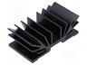 Special Heatsink for TO-220 • pattern M3 x1 Drilled • Rth= 4.1 K/W • Length : 37.5mm • Black Anodised surface [SK64-37,5SA1XM3]