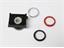Push Button Actuator Switch Illuminated Latching • Red Flush Lens • Black 30mm Bezel [P301LR]