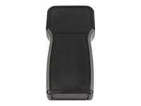 ABS Enclosure T-shape 210 x 100+86 x 32mm Soft Side Black IP54 [1553TBK]