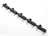 7.62 mm Black Insulator Jumper Male • Tin Plated [999-11-230-90]
