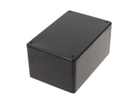 ABS Enclosure 119 X 81 X 56MM Black with Card Guides IP54 Flame Retardent [1591TBK]