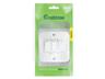 Crabtree Classic Industrial 3 Lever 1 Way Switch on Metal Surface Box White 75x75mm [CRBT 18082/101]