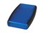ABS Enclosure with Battery Door 147x89x24mm Soft Side Translucent Blue [1553DTBUBKBAT]