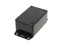 ABS Enclosure 85X56X35MM Flame Retardent ABS Plastic with Bottom Flange in Black [1591LF2BK]