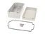 Watertight IP66 Grey Polycarbonate Enclosure Flat Lid in 160x90x60mm Size [1554J2GY]