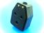 Adaptor Janus Coupler Rubberised • 2x15A [ADAP 215COUPLER RUB]