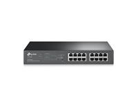 TP-LINK 16 Port Gigabit Easy Smart Switch with 8 Port PoE+ 10/100/1000Mbps, PoE Power Budget:150W, 32Gbps 8K, Forwading Rate:23.8 Mpps, 100-240VAC, 50/60Hz [TP-LINK SG1016PE]