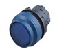 Push Button Actuator Illuminated Latching • Blue Lens • Blue 30mm High Bezel [P304LBB]
