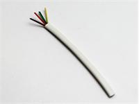 Modular Cable 4 Core Line Cord White [MOD CABLE 4W WHITE]