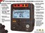 Insulation Resistance Tester 600V AC/DC RES Test Voltage 500/1000V/2500V/5000V, Auto Range Auto PWR OFF, Secondary Display, Low Batt Indication, Data Storage18, Comparison, DAR, PI, USB Interface, LCD Backlight, Analogue Bar GRAPH30, Overload Indication, [UNI-T UT513A]